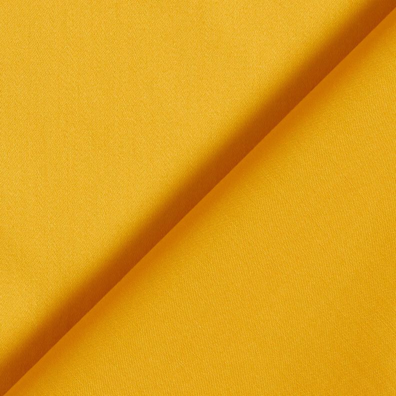 satin di cotone tinta unita – giallo curry,  image number 4