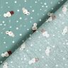 tessuto in cotone popeline Dolci pupazzi di neve – canna palustre,  thumbnail number 4