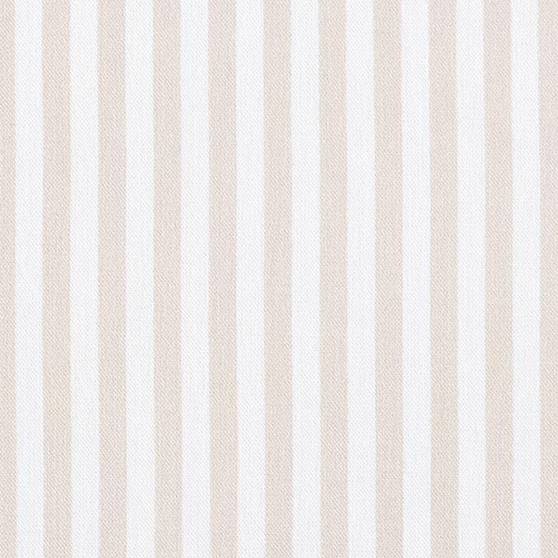 tessuto arredo mezzo panama righe longitudinali – beige chiaro/bianco,  image number 1