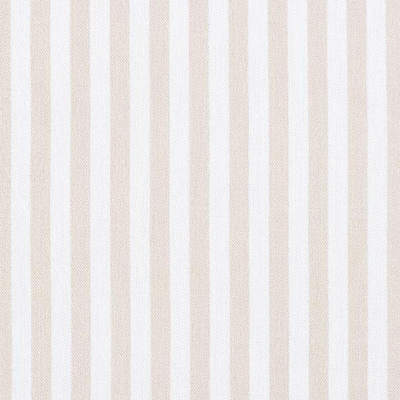 tessuto arredo mezzo panama righe longitudinali – beige chiaro/bianco,  image number 1