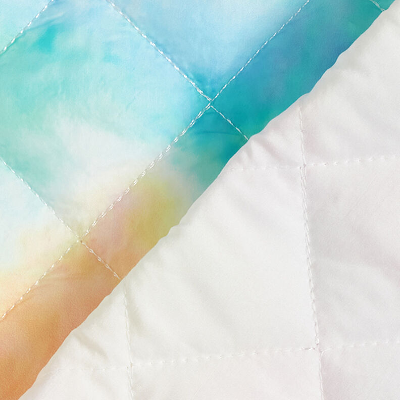 tessuto trapuntato Sfumatura arcobaleno – bianco/mix di colori,  image number 4