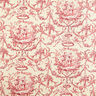 tessuto arredo tessuti canvas Coppia romantica 280 cm – rosso Bordeaux/crema,  thumbnail number 1