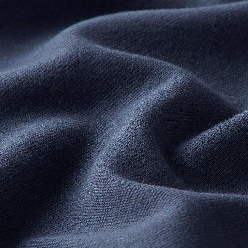 GOTS tessuto per bordi e polsini in cotone | Tula – blu marino,  image number 2