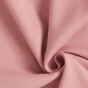 2x2 tessuto per polsini tinta unita &ndash; rosa antico chiaro, 