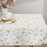 tessuto arredo mezzo panama Farfalle delicate – bianco/verde pastello,  thumbnail number 7
