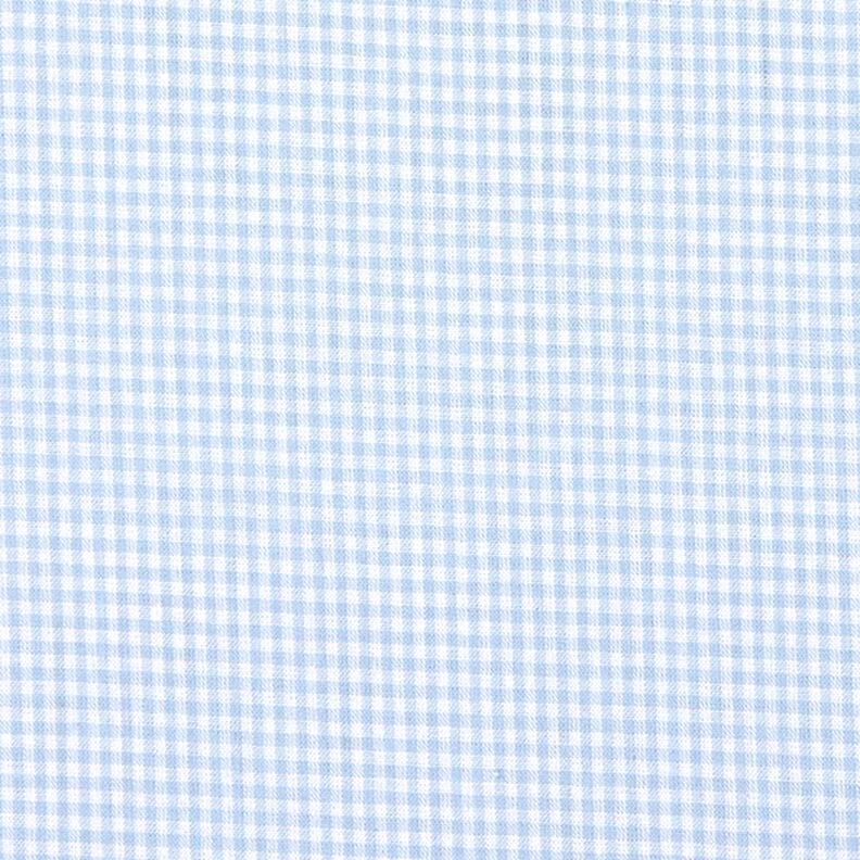 tessuto in cotone Quadro vichy 0,2 cm – blu jeans chiaro/bianco,  image number 1