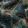 tessuto arredo gobelin fiori mandala – nero/blu,  thumbnail number 2