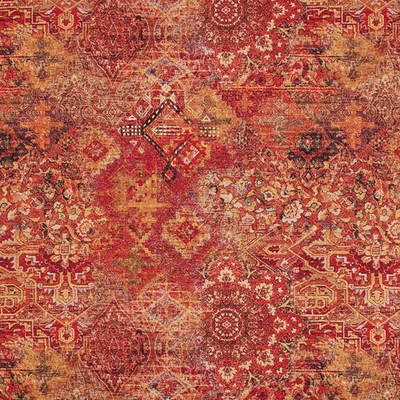 tessuto arredo gobelin tappeto tessuto a telaio – terracotta/rosso fuoco,  image number 1