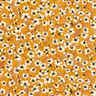 cotone rivestito Boccioli floreali – giallo curry/bianco,  thumbnail number 1