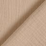 mussolina / tessuto doppio increspato – beige scuro,  thumbnail number 4