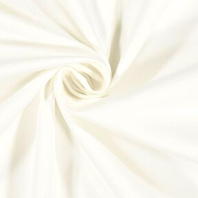 Satin in cotone stretch – bianco lana, 