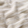 Tessuto di cotone con struttura a griglia a righe trasversali – beige/bianco,  thumbnail number 2