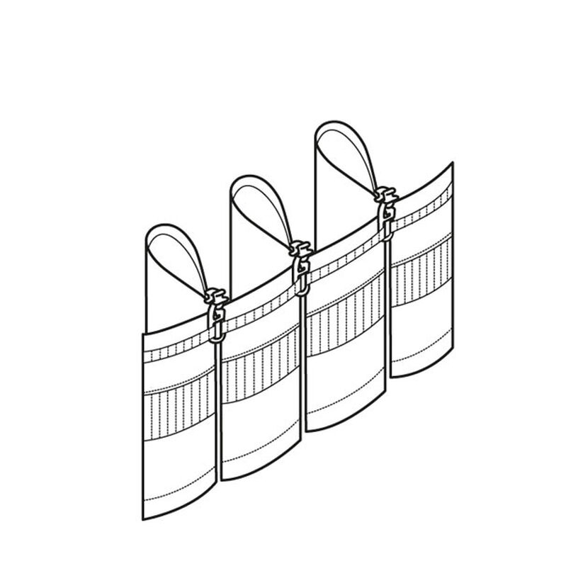 Nastro plissettato per tende 1x, 90mm | Gerster,  image number 6