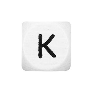 Lettere dell’alfabeto legno K, bianco, Rico Design, 