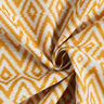 Tessuto jacquard da esterni stile etnico – senape,  thumbnail number 3
