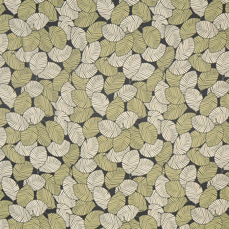 chiffon Foglie di palma – nero/anacardo, image number 1