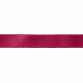 Nastro in satin [15 mm] – rosso Bordeaux, 