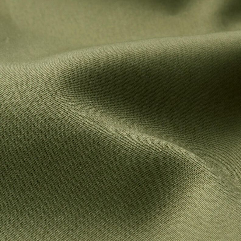 satin di cotone tinta unita – verde oliva,  image number 3