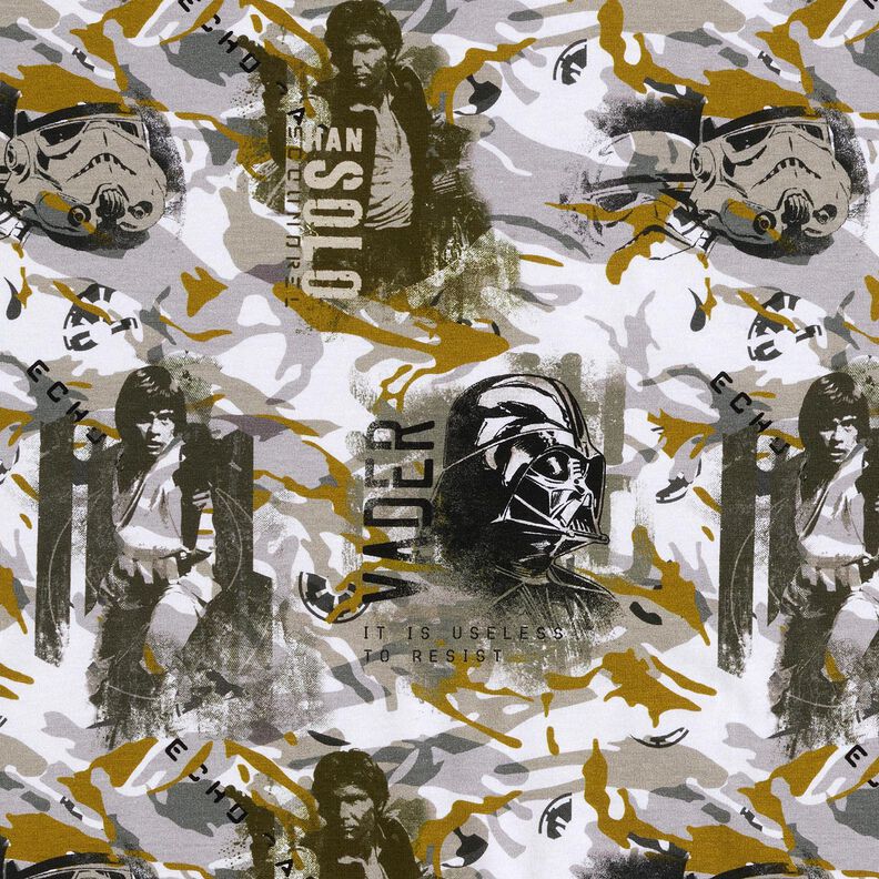 jersey di cotone Camouflage | Star Wars – bianco lana,  image number 1
