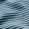 tessuto per polsini Righe tubolari – blu cielo/blu notte,  thumbnail number 2