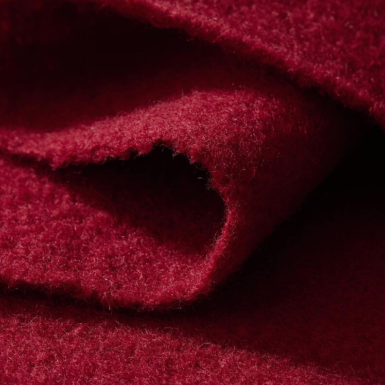 loden follato in lana – rosso carminio, image number 4