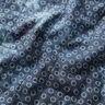 Tessuto Chambray trapuntato con fiore batik – colore blu jeans,  thumbnail number 2