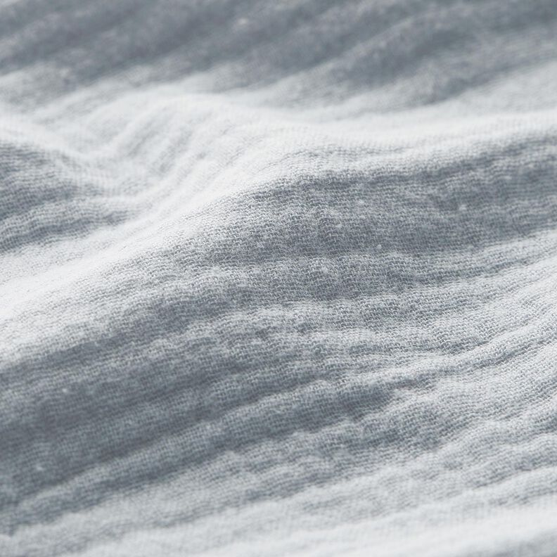 mussolina / tessuto doppio increspato – grigio chiaro, image number 3
