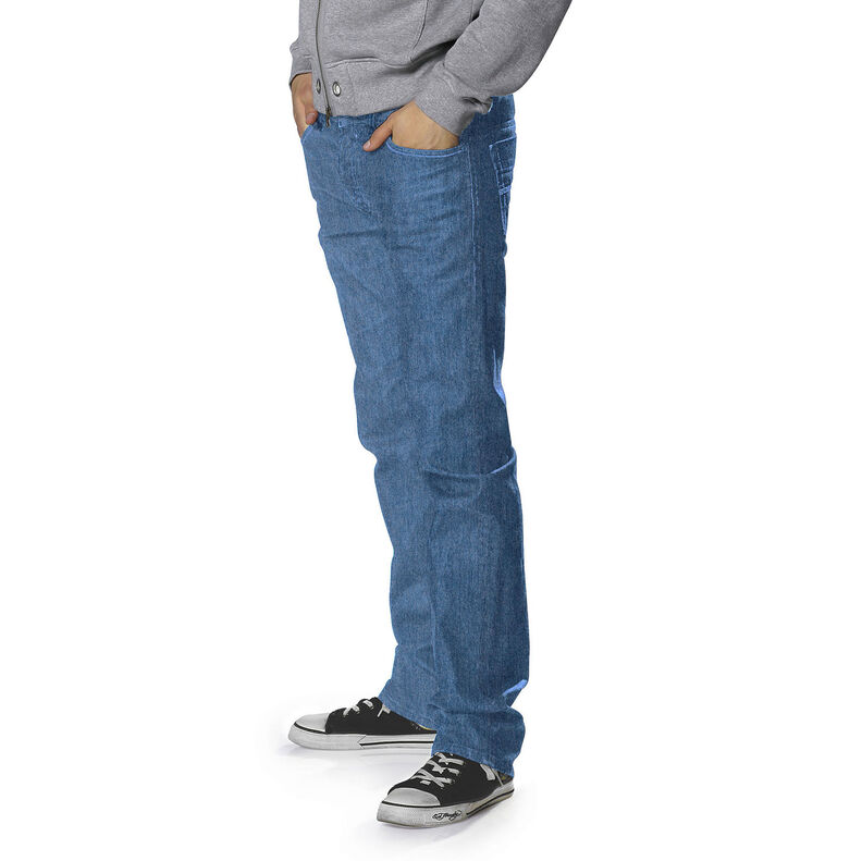 Denim in cotone pesante – colore blu jeans,  image number 7