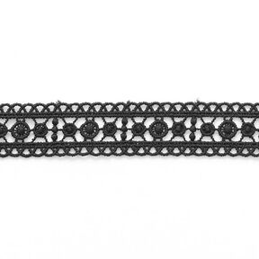 nastro in pizzo [ 25 mm ] – nero, 
