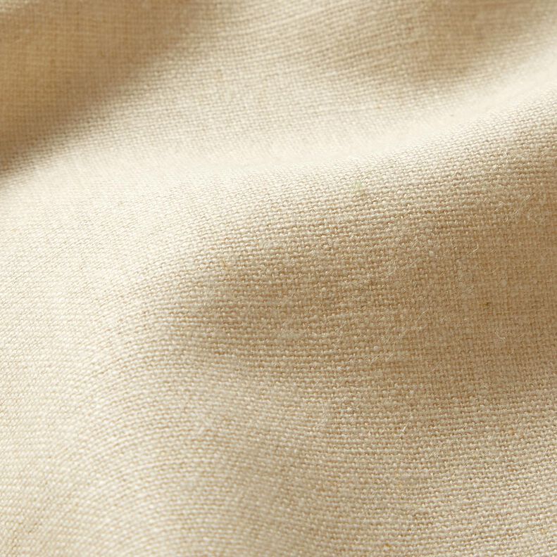 Tessuto in puro lino pesante tinta unita – naturale,  image number 2