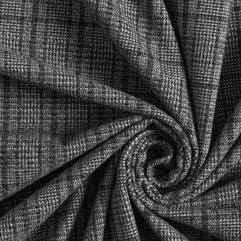 Cappotto in maglia Principe di Galles stretch – grigio chiaro/antracite,  image number 3