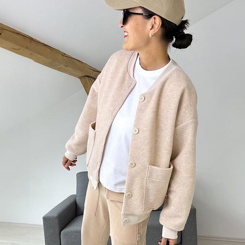 FRAU AYLA Cardigan stile blouson | Studio Schnittreif | XS-XXL,  image number 5