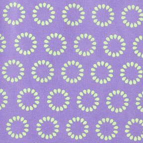 cotone rivestito Cerchi variopinti – lavanda/verde maggio, 