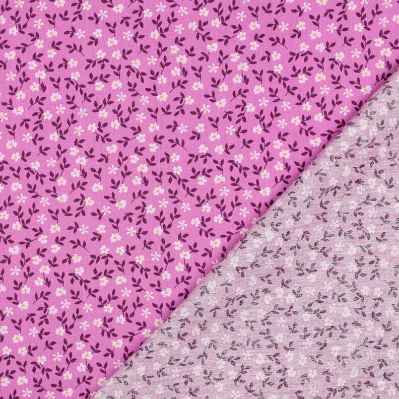 GOTS popeline di cotone fiorellini | Poppy Fabrics – pink/bianco, image number 4