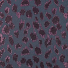 Jacquard leopardo Metallico | Poppy Fabrics – antracite, 