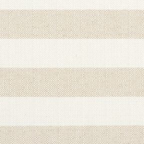 tessuto arredo panama Rigato &ndash; beige chiaro/naturale, 