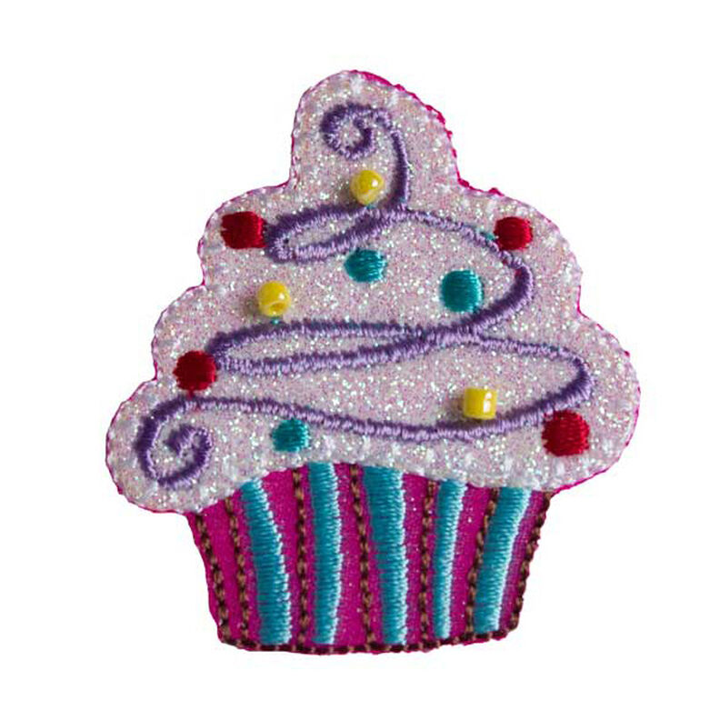 applicazione  cupcake [ 5 x 4,5 cm ] – pink/rosa,  image number 1
