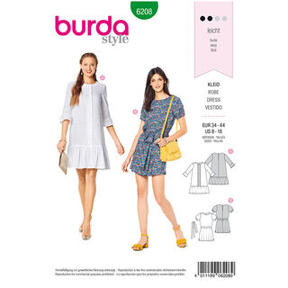 abito, Burda 6208 | 34 - 44, 
