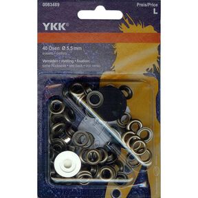 Occhielli 3 – marrone medio | YKK, 