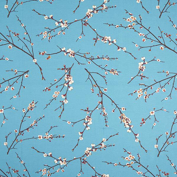 tessuto arredo Ottomana primavera – blu, image number 1