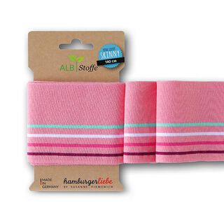 GOTS tessuto in maglia bio per bordi e polsini CUFF ME SKINNY [140 cm | 7,5 cm] | Albstoffe, 