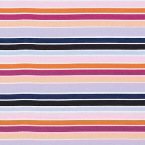 jersey di cotone Righe colorate | by Poppy uva/albicocca, 