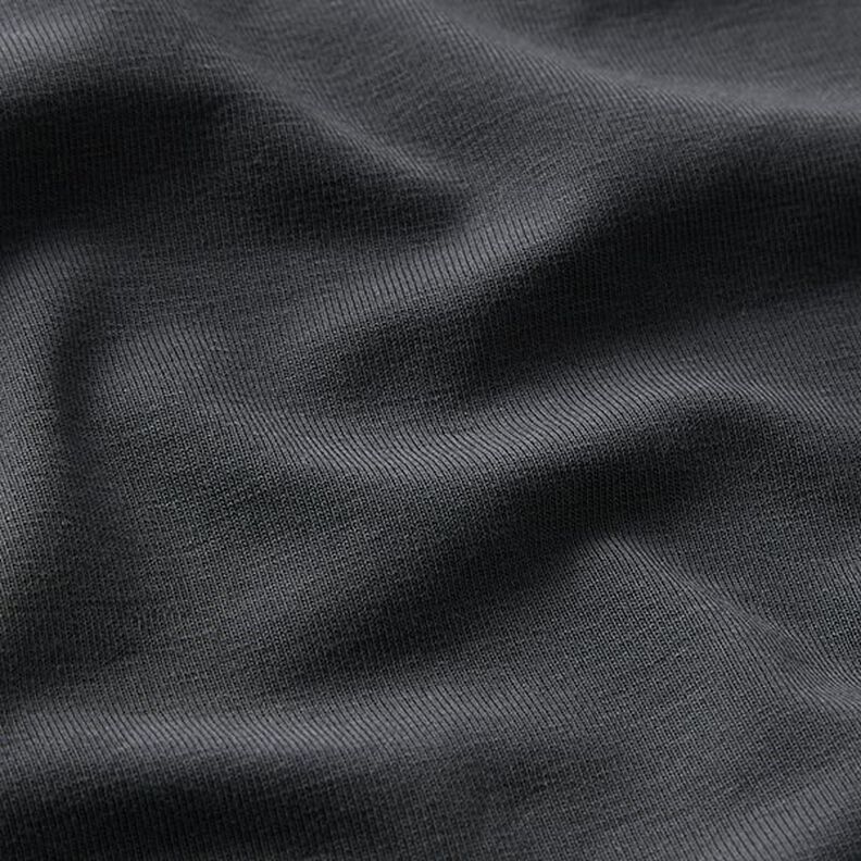 GOTS jersey di cotone | Tula – grigio scuro,  image number 2