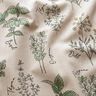 tessuto arredo mezzo panama erbe aromatiche – naturale/verde,  thumbnail number 2