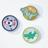 Toppe riflettenti in velcro, confezione da 3 – verde/indaco,  thumbnail number 3