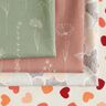 tessuto arredo mezzo panama Delicati fiori – rosa anticato,  thumbnail number 5