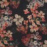 Quadri di fiori in chiffon crêpe – nero,  thumbnail number 1