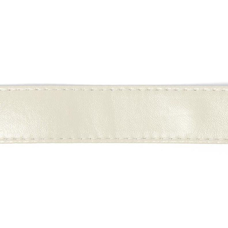 Gros grain finta pelle per borse – bianco lana,  image number 1