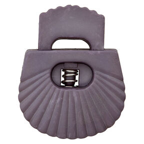 fermacorda conchiglia [Passaggio: 8 mm] – grigio, 