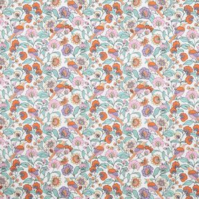 cotone rivestito Mare di fiori – bianco, 
